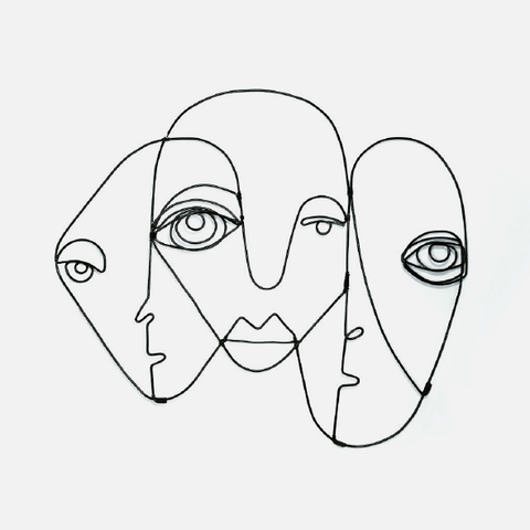 Steel Wall Art - Social