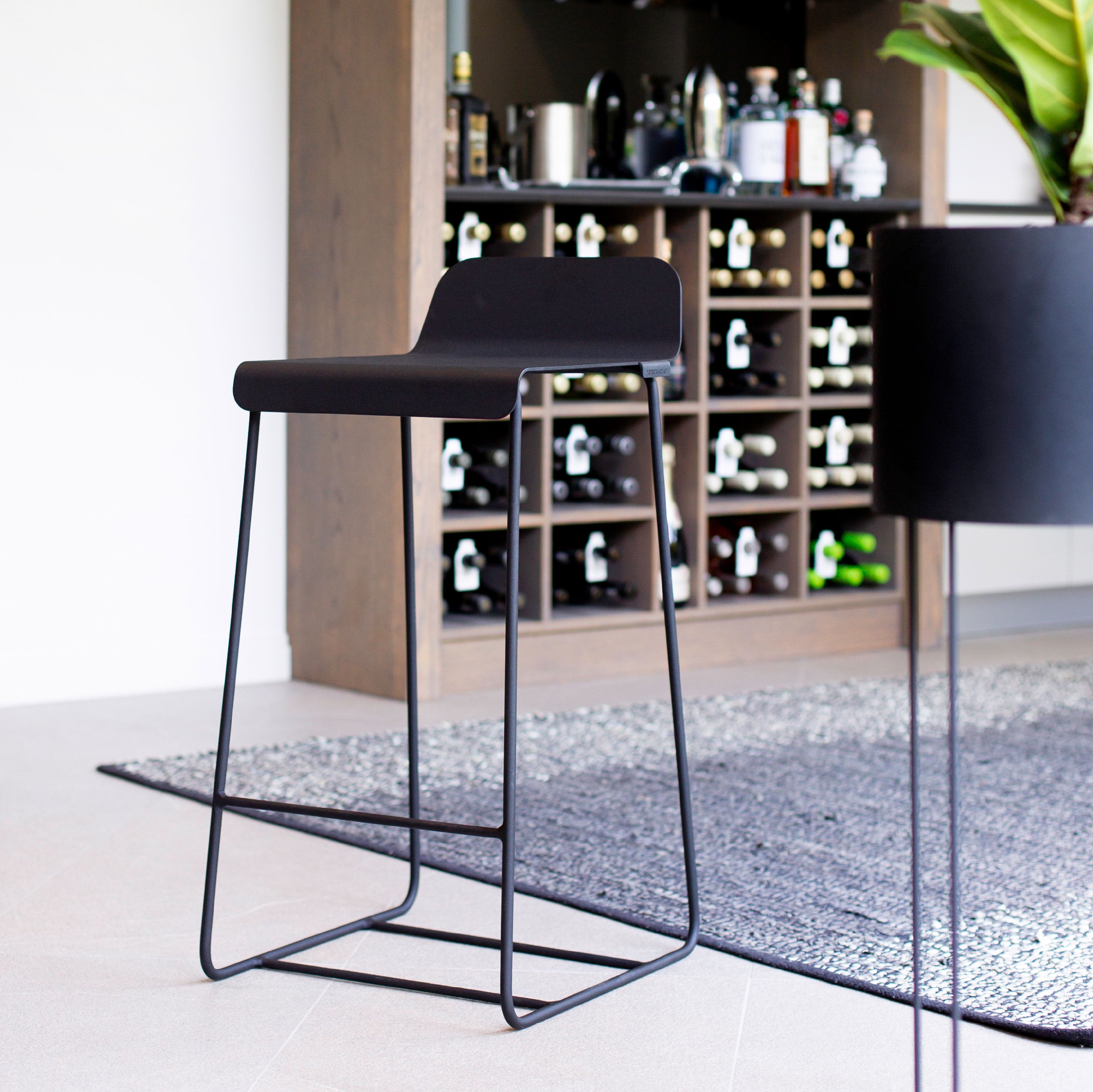 Stockholm Kitchen Stool Combo - Ferro Black