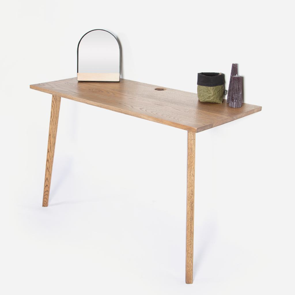 Copenhagen Wall Mounted Desk - Dark Oak