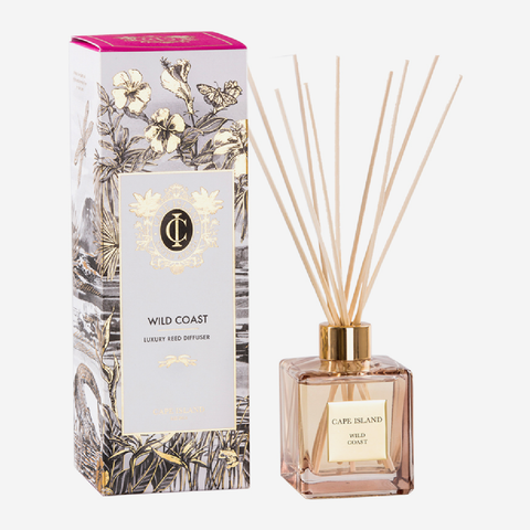 Illustrated Fragrance Diffuser - Wild Coast
