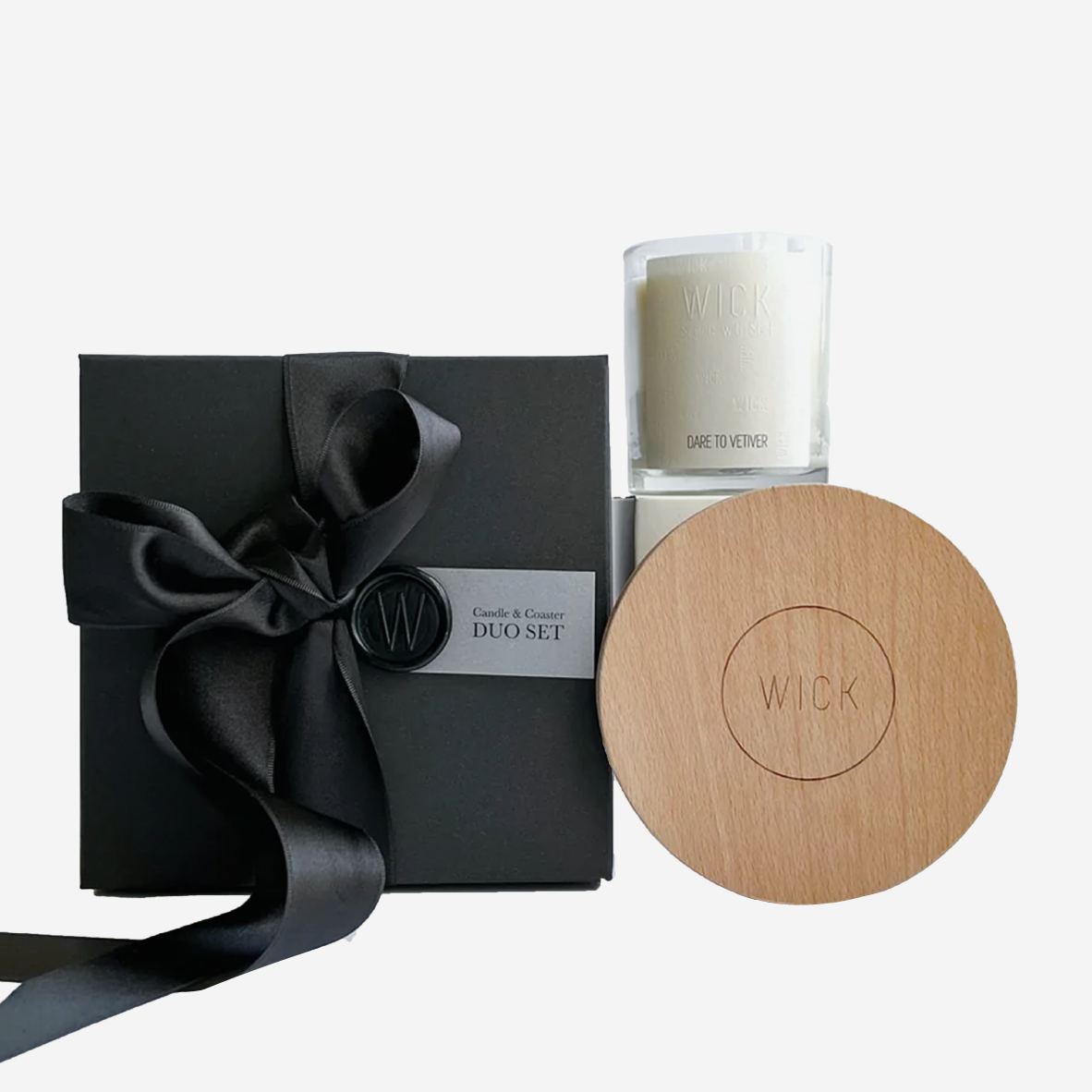 Candle & Coaster Gift Set