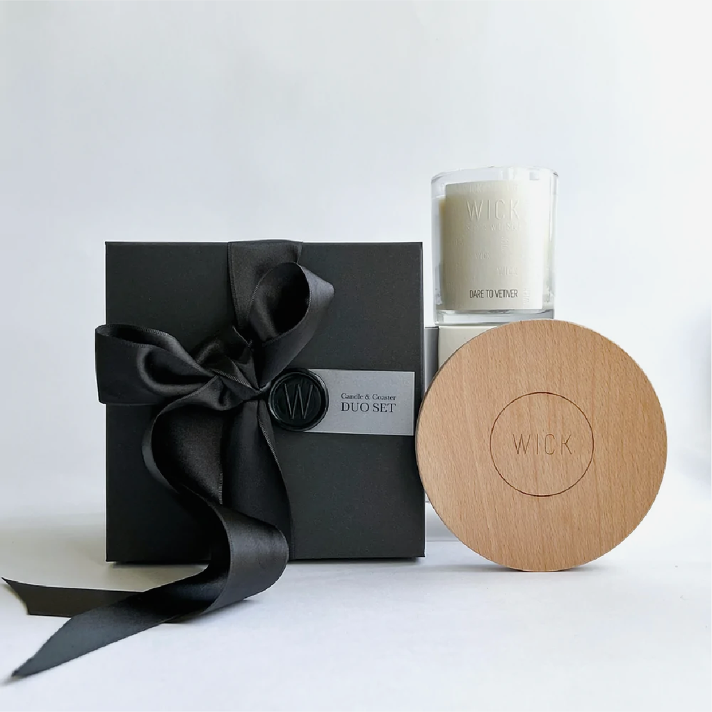 Candle & Coaster Gift Set