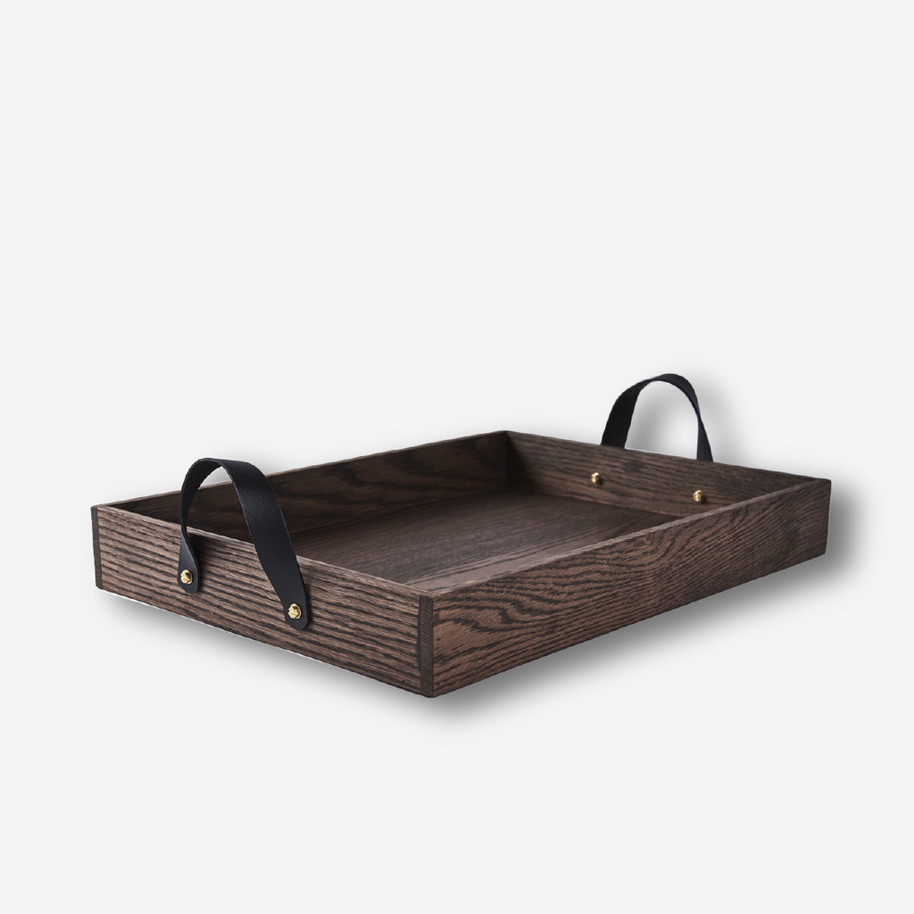 Rectangular Serving Tray - Dark Oak