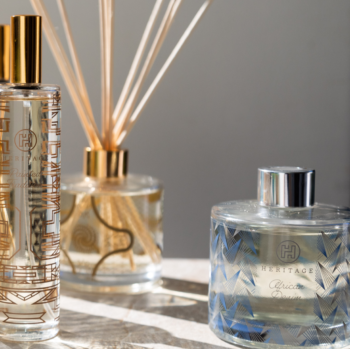 Heritage Large Diffuser - African Denim