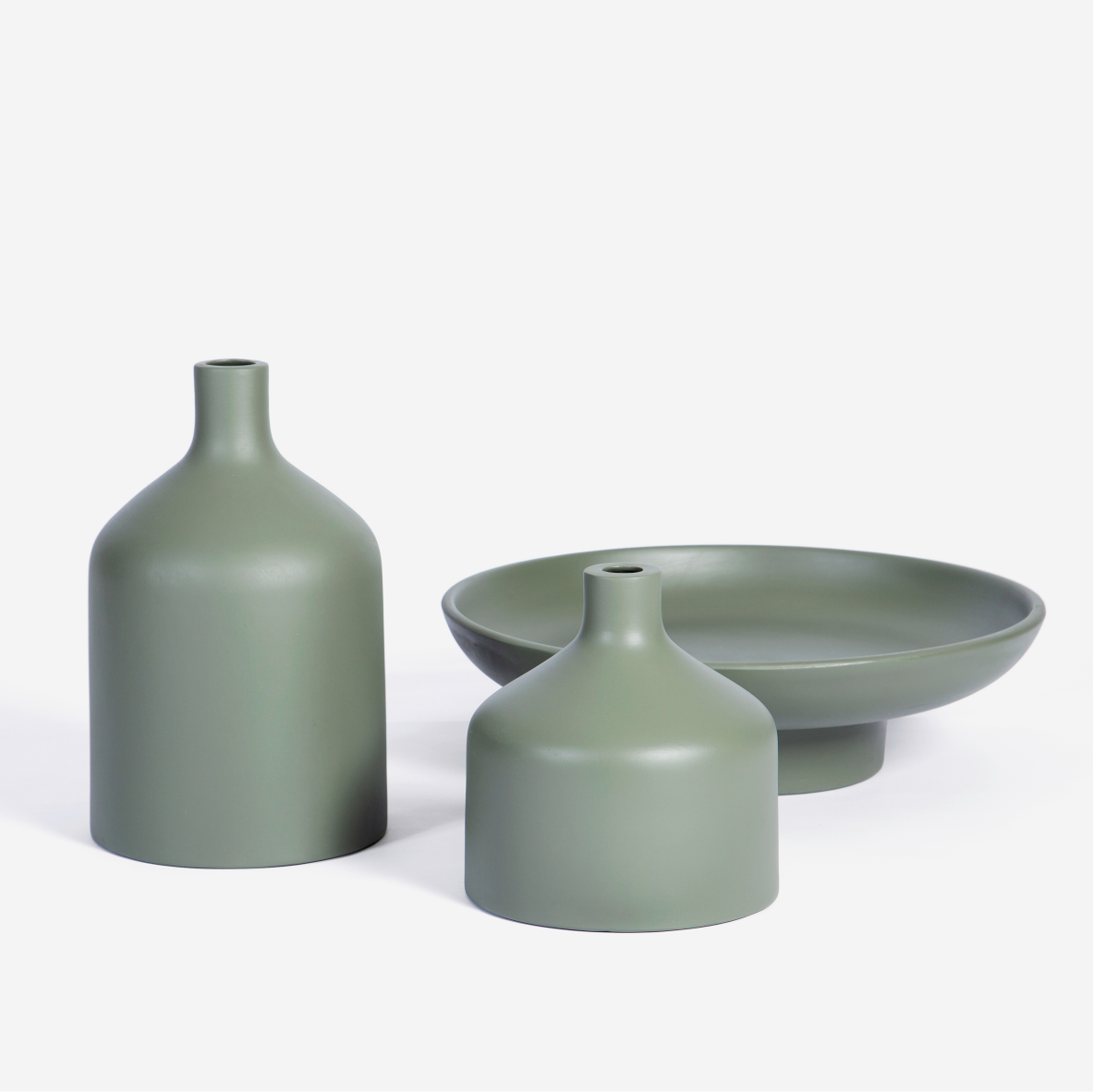 Namibia Vase Small - Grey Forest