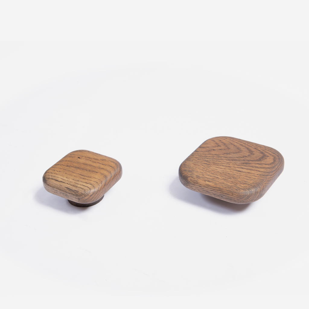 Squared Wall Hooks - Dark Oak