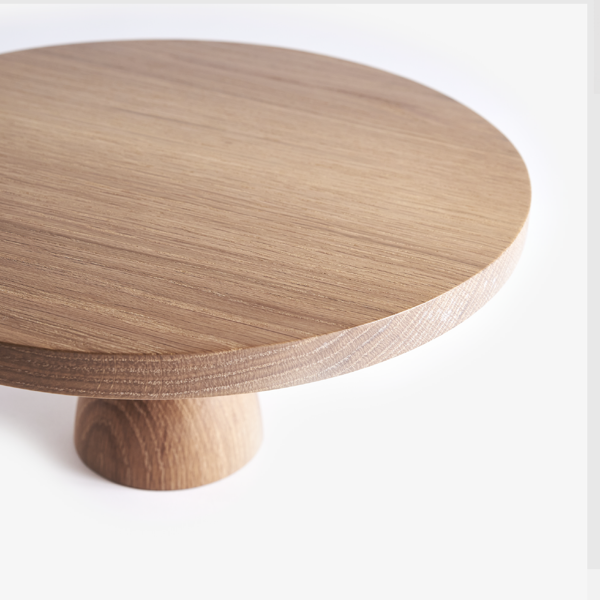 Cake Stand - Oak