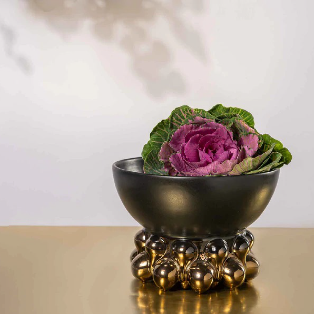 Osmosis Fruit Bowl - Black & Bronze