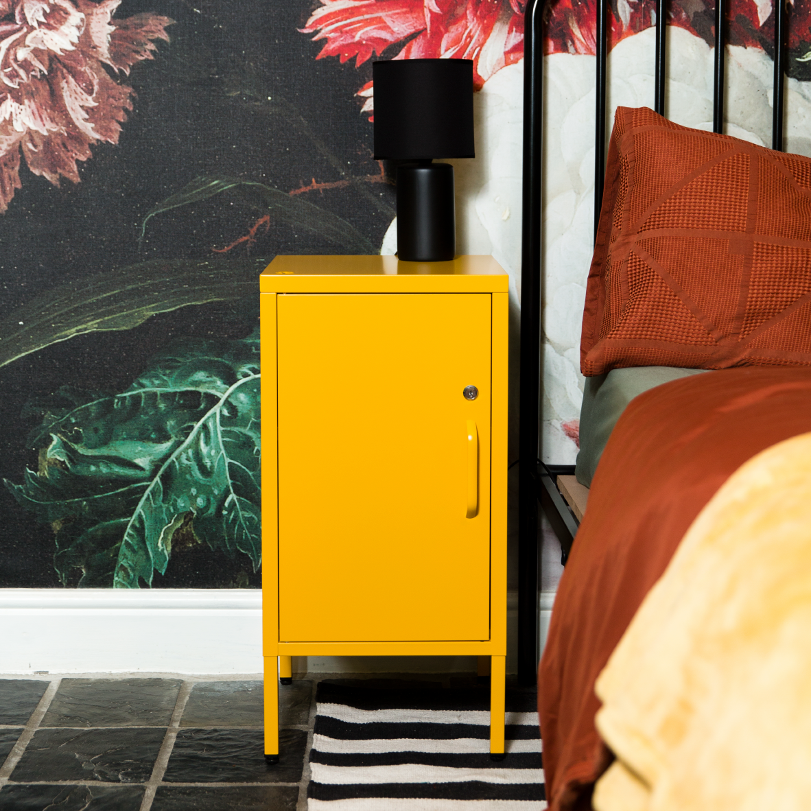 Sugar Cube Side Table - Honey Combo